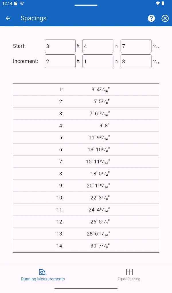 Carpentry Calculator screenshot