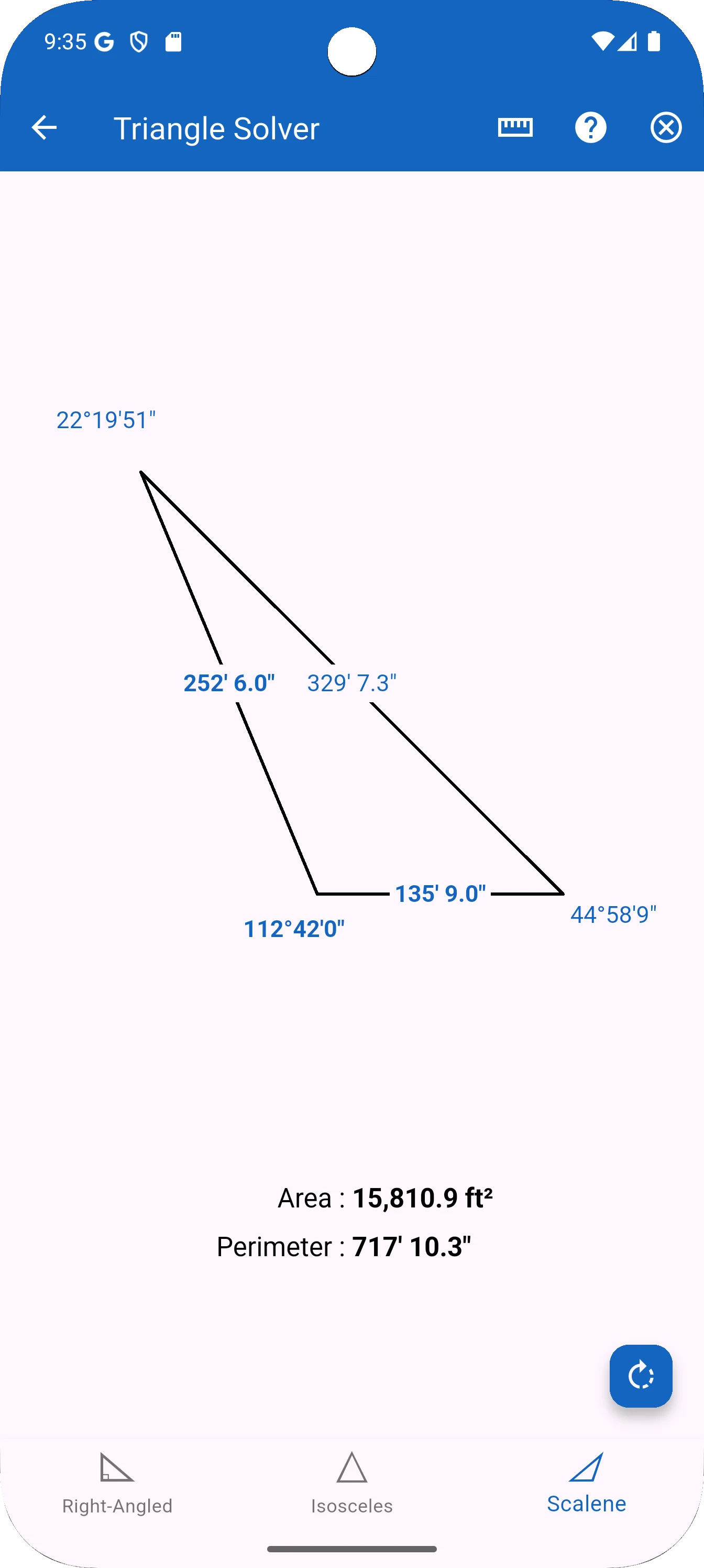 Carpentry Calculator screenshot