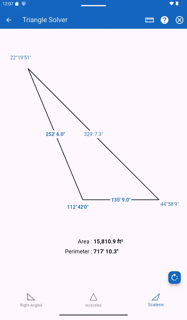 Carpentry Calculator screenshot